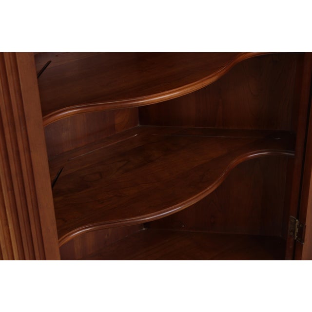 Pair Stickley Cherry Valley Corner China Cabinets For Sale In Philadelphia - Image 6 of 18
