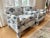 Mid-Century Modern Mid-Century Modern Baughman Style Parsons Chairs With Ethan Allen Tenzing Silver Fabric- Set of 2 For Sale - Image 3 of 12