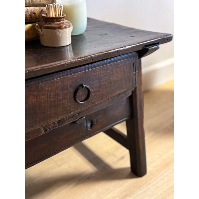 Rustic European 18th c. Spanish Shepherd Table, c.1750 For Sale - Image 3 of 5