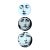 Fornasetti Tema E Variazioni Ceramic Small Plates - Set of Three For Sale