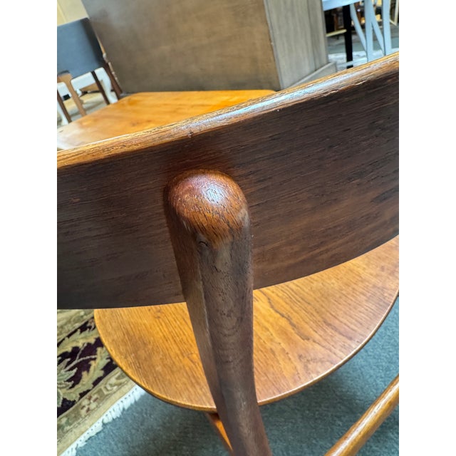 Brown Carl Hansen & Søn Hans J. Wegner Side Chair For Sale - Image 8 of 14