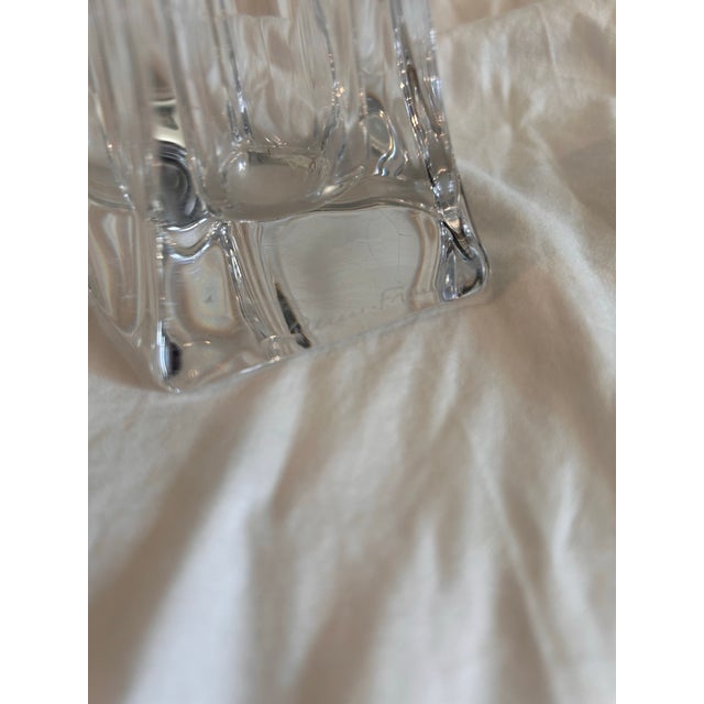 1930s Daum France Crystal Deco Vase For Sale - Image 5 of 5
