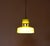 Green Glass Hanging Lamp with Copper Details by Victor Berndt for Flygsfors, Sweden, 1970s For Sale - Image 4 of 8