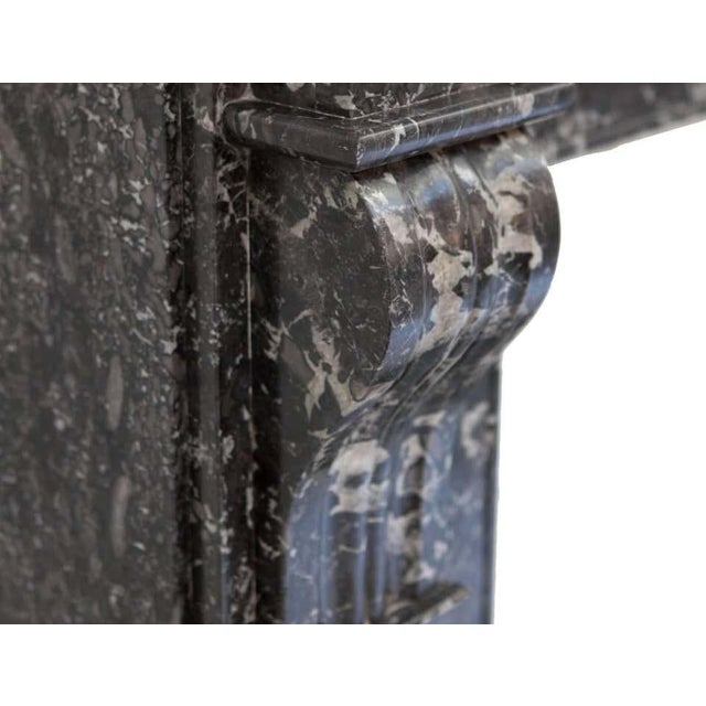 19th Century Louis Philippe Style St. Anne's Marble Fireplace Mantel For Sale - Image 3 of 8
