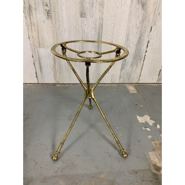 Antique Dutch Brass Coffee Pot and Trivet For Sale - Image 12 of 13