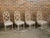 Early 20th Century Set of Four Gothic Revival English Bleached Oak Dining Chairs with Arched Backs For Sale - Image 12 of 12