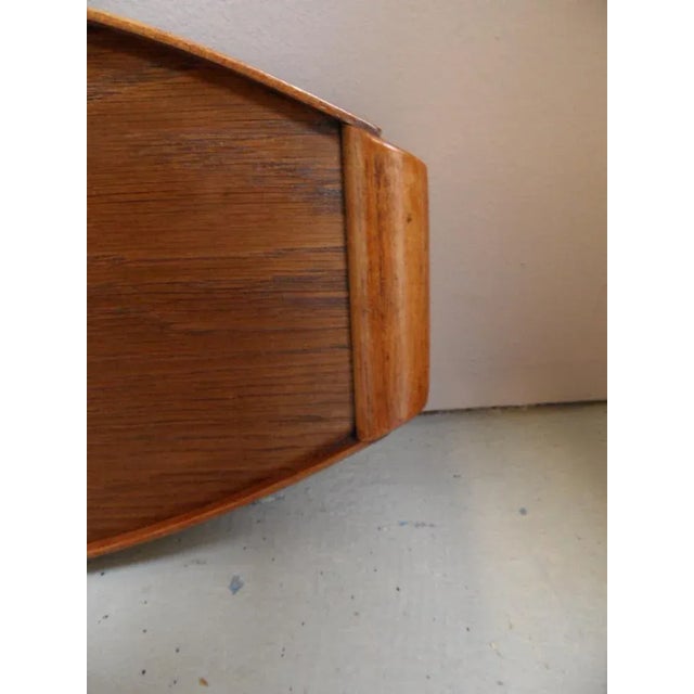 Vintage Wooden Tray with Inlay, 1930s For Sale - Image 6 of 9
