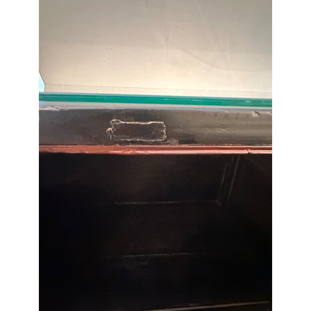 Large Carved Antique Chinese Cabinet Console From Fujian Province For Sale - Image 16 of 16