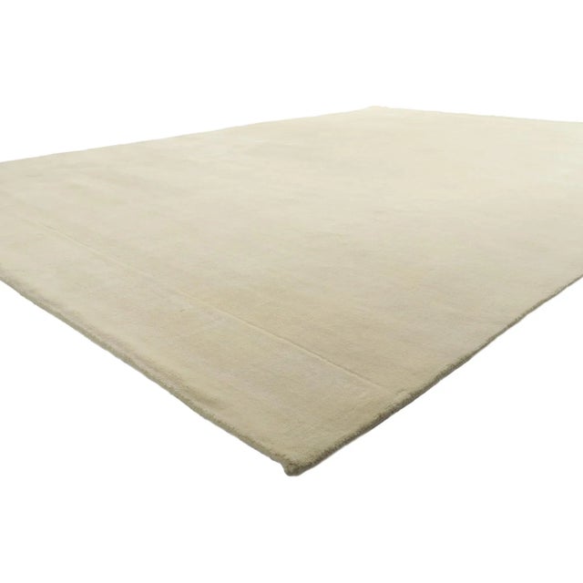Contemporary Area Rug with Minimalist Style 08'11 x 11'11. Effortless beauty combined with simplicity and minimalist...