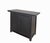 Rich Black 2-Door Side Cabinet For Sale - Image 4 of 6
