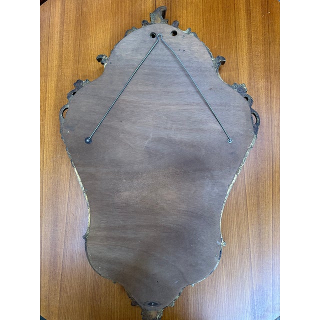 1960s Louis XV Style Giltwood Mirror, 1960s For Sale - Image 5 of 6