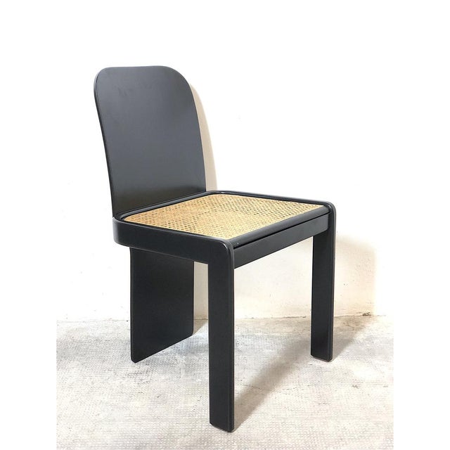 Vintage Italian Desk Chairs by Pierluigi Molinari by Pozzi, 1970s, Set of 4 For Sale - Image 10 of 18