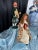 Textile Vintage Byers' Choice Twelve Days of Christmas Collection | Complete Holiday Series Vignette With Rare Piping Piper & Swan Lady Heritage Set For Sale - Image 7 of 13