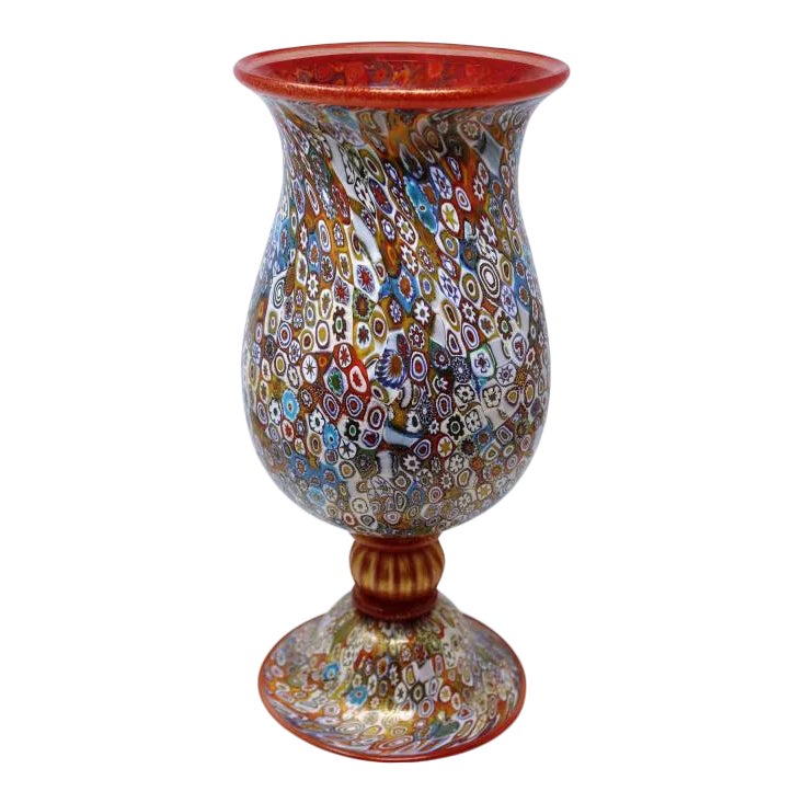 Gambaro & Poggi - Murrine Murano Vase by Gambaro | Chairish