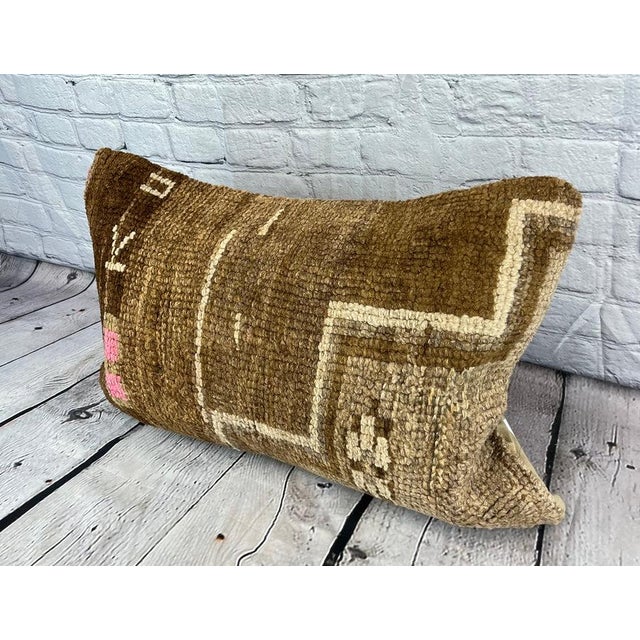 Vintage Pillow Case Turkish Rug Pillow Decorative Rug Pillow Dry cleaning only. PILLOW INSERT IS NOT INCLUDED