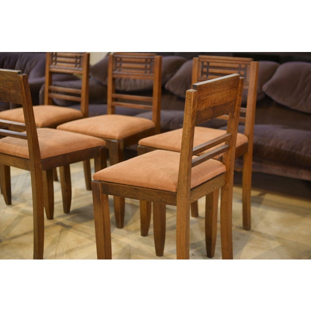 Vintage Brutalist Chairs, 1950s, Set of 6 For Sale - Image 6 of 10