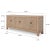 Wood Raw Pine Six Door Sideboard Credenza For Sale - Image 7 of 9