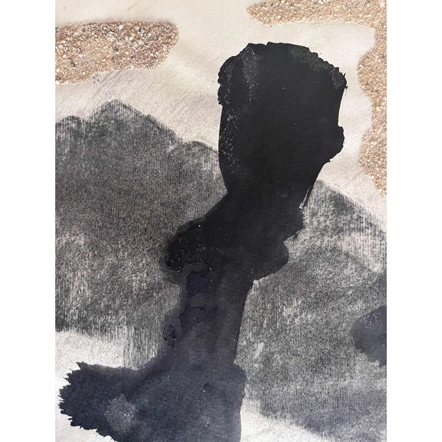 1950s 1958 Mixed Media Abstract Collage "#2" For Sale - Image 5 of 10