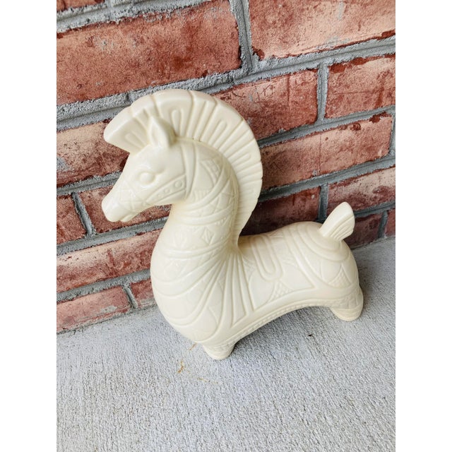 Vintage Italian Ceramic Horse For Sale - Image 11 of 13