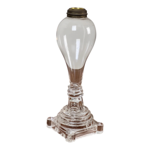 Attributed Boston & Sandwich Pressed Glass Boudoir Fluid Lamp, Circa 1850