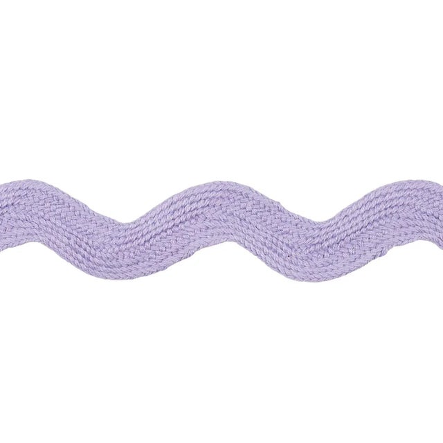Contemporary Sample - Schumacher Ric Rac Tape Large Tape in Lilac For Sale - Image 3 of 3
