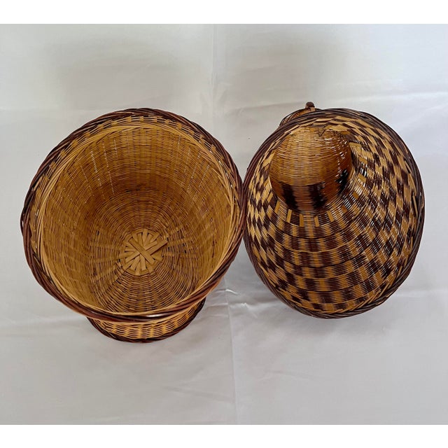 Vintage Wicker Cat Basket Chairish