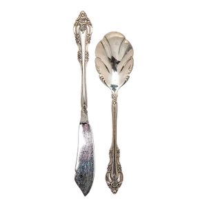 1970s Silverplate Master Sugar/Butter Set- 2 Pieces