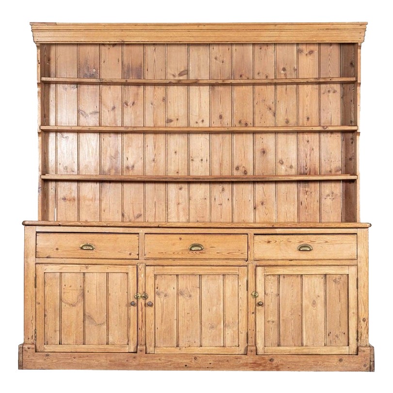 english pine dresser