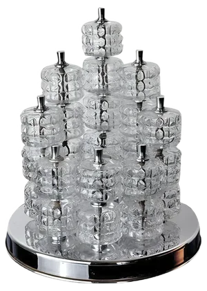 Italian Spiral Lamp by Gaetano Sciolari, 1970s