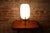 Brown Mid-Century Czech Table Lamp in Opaline Glass and Wood attributed to Úluv Krásná Jizba, 1950s For Sale - Image 8 of 11