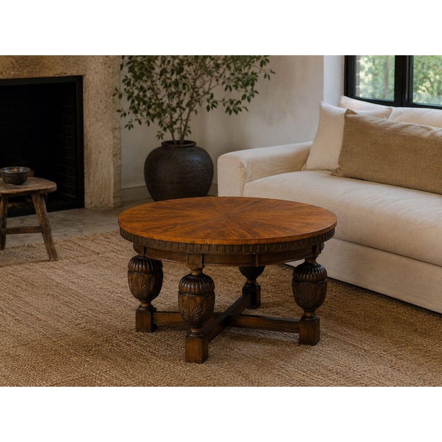 AB Slutarps Möbelindustri, Swedish Grace, Coffee Table, Mahogany, Stained Beech, Sweden, 1930s A substantial Swedish grace...