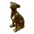 Vintage English Brass Dog For Sale