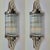 Vintage Art Deco Skyscraper Wall Sconces Fixture in Nickel Brass & Glass - a Pair For Sale - Image 6 of 6
