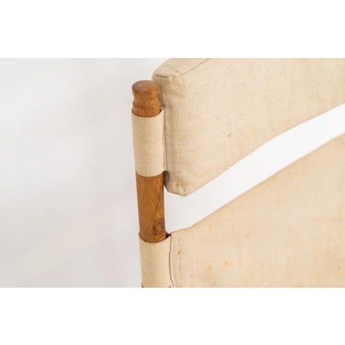 Set of Oak Safari Chair & Ottoman by Niels Eilersen for Erik Wørts For Sale - Image 11 of 15