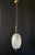 Metal Vintage Glass Pendant Light, 1960s For Sale - Image 7 of 12