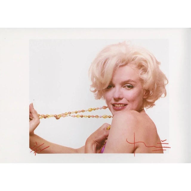 Bert Stern, Marilyn Stretching Beads, 2010, Photographic Print For Sale - Image 3 of 6