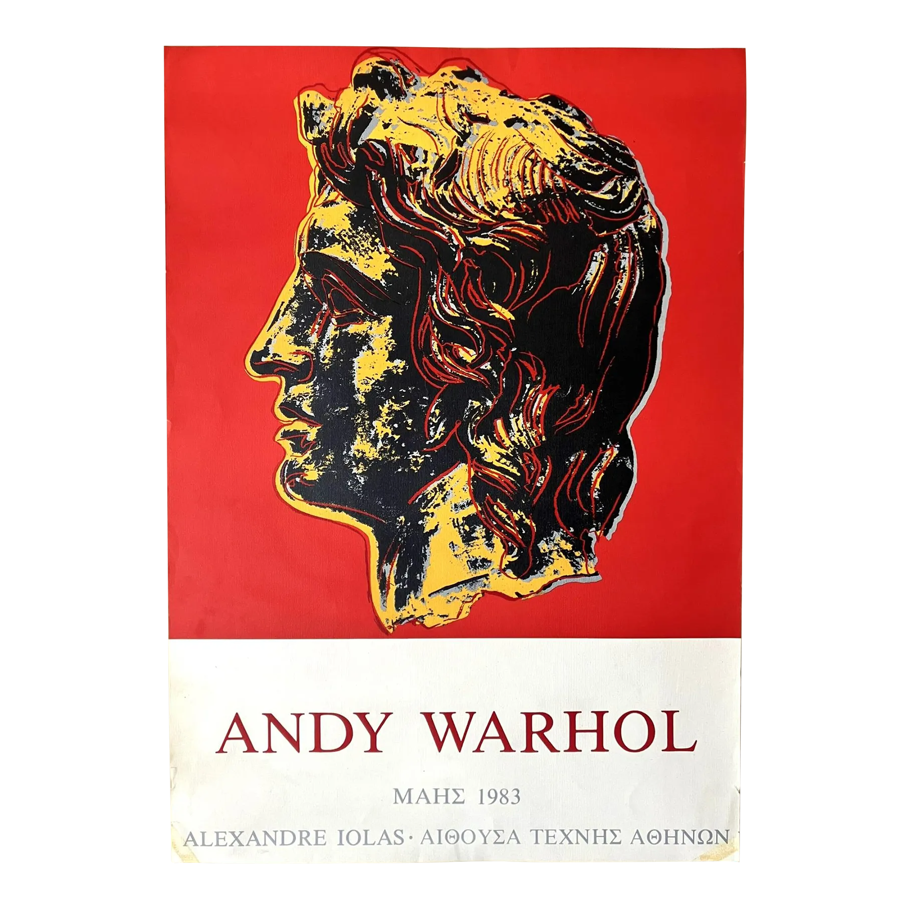 Andy Warhol Alexander the Great Original 1983 Alexander Iolas