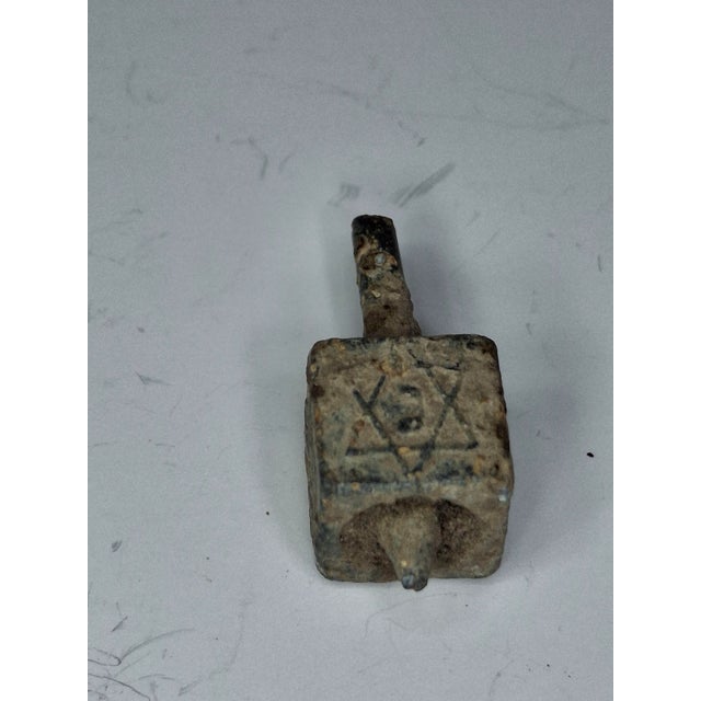 Antique Lead Dreidels Excavated From Uman, Ukraine - Late 19th/Early 20th Century Jewish Hanukkah Artifacts For Sale - Image 10 of 18