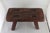 A handmade, rustic, footstool from the 19th century made with Mortise and tenon joints. The smooth, shiny patina with many...