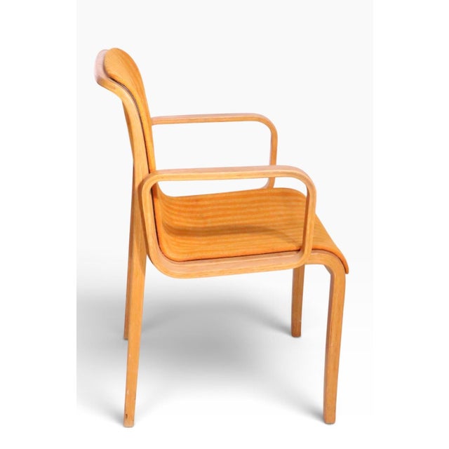 Knoll Pr. Bill Stephens for Knoll Arm Chairs C. 1970's For Sale - Image 4 of 16
