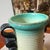 1930s 1930s Art Deco Hand Painted, Air Brushed Italian Futurist Ceramic Vase by Deruta For Sale - Image 5 of 15