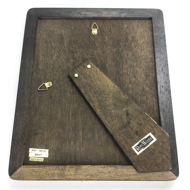1980s Vintage Hardwood Photo Frame Thailand For Sale - Image 5 of 6