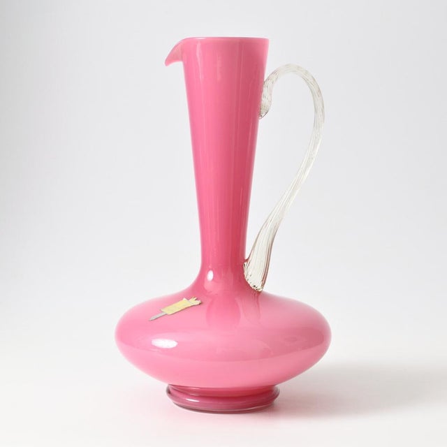 Pink Opaline Glass Vase from Opaline De Versailles, 1960s For Sale - Image 9 of 9