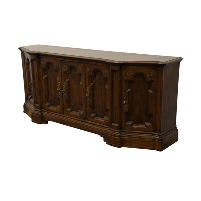 DREXEL HERITAGE Solid Walnut Italian Provincial 78" Buffet Sideboard 559-144 32" High 78" Wide 19" Deep We specialize in...