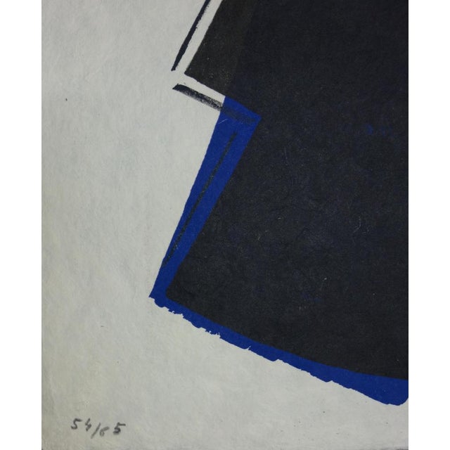 Berto LARDERA, Moon Crystals, Original Signed Lithograph For Sale - Image 3 of 5