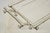 Vintaga Italian Hollywood Regency Faux Bamboo Silver Plated Serving Platter Stand For Sale - Image 4 of 10