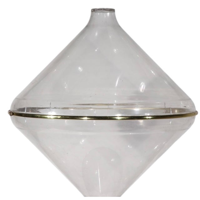 Eero Saarinen Circa 1970's Space Age Teardrop Lucite Teardrop Terrarium Planter For Sale - Image 4 of 12