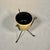 Mid-Century Modern Vintage Mid-Century Modern Atomic Age Plant Stand With Ceramic Pottery, Circa 50s For Sale - Image 3 of 12