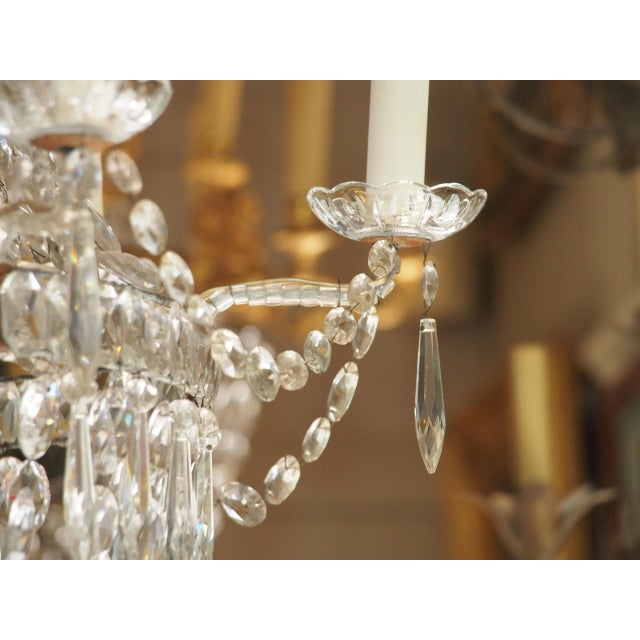 Empire Style Crystal Chandelier For Sale In New Orleans - Image 6 of 8