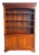 20th Century Cherry Wood Bookcase with Sliding Writing Surface, 1920s For Sale